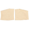 Pair of beige gel forefoot cushion pads for foot pain relief