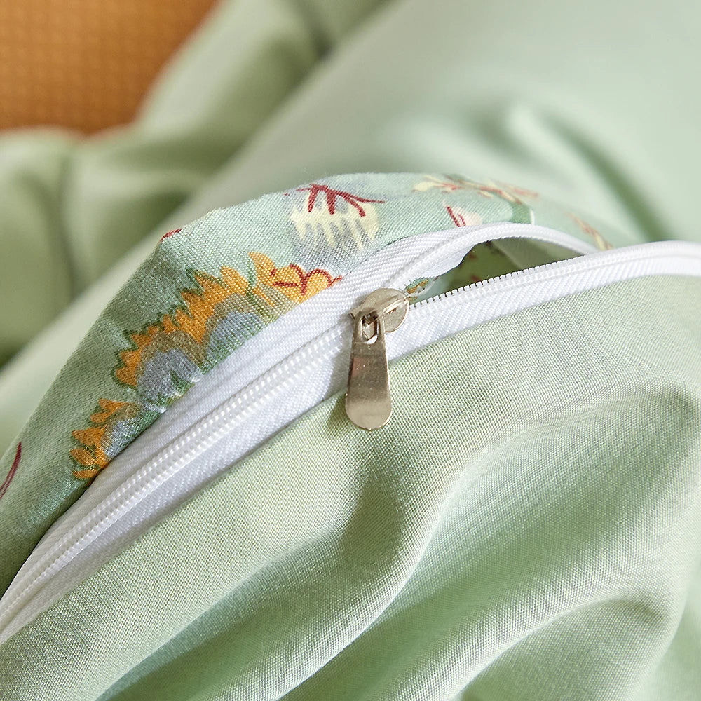 Vintage Floral Duvet Cover Set with Pillowcases