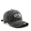 Vintage Washed New York Embroidery Snapback Hat