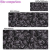 Large Cloud Pattern Desk Mat with Stitched Edges