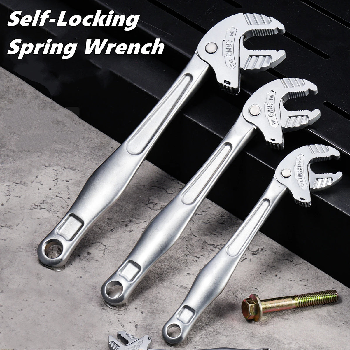 Heavy-Duty Adjustable Ratchet Wrench
