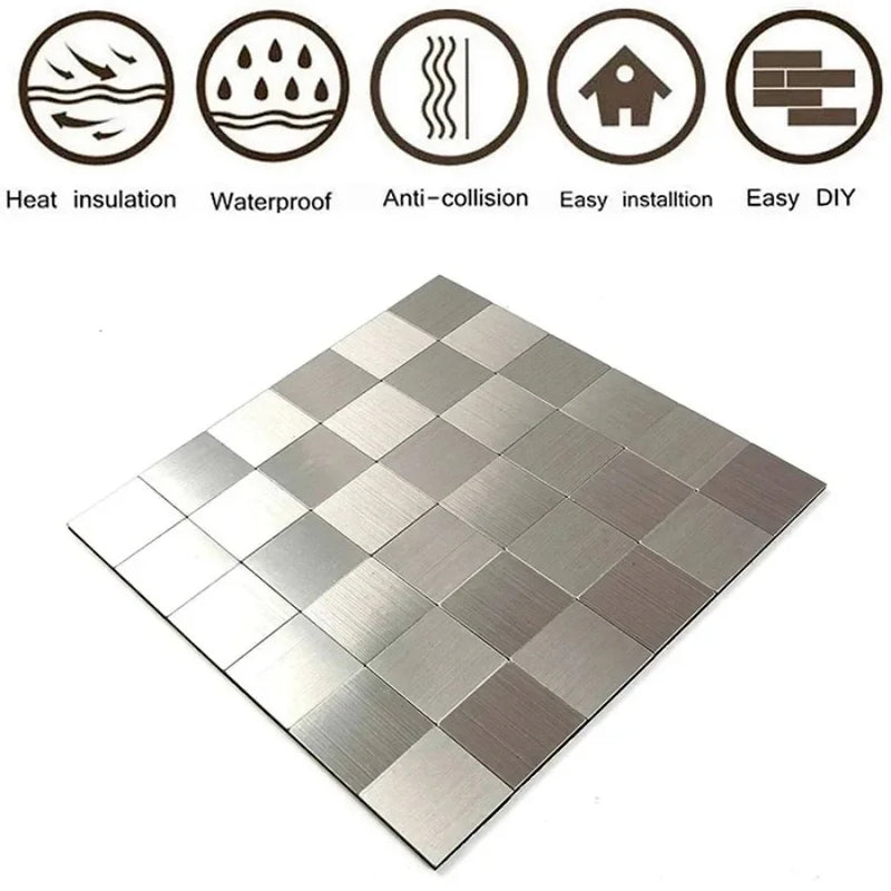3D Peel & Stick Mosaic Wall Tiles