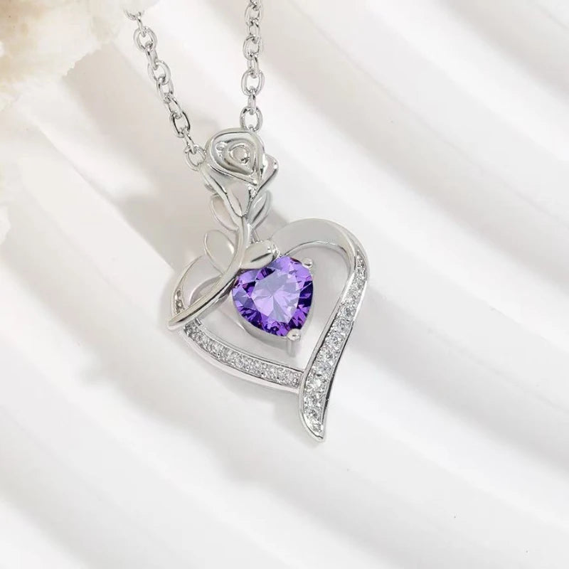 Elegant Heart Pendant Necklace