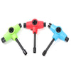 Multi-Function Skateboard T-Tool with Allen Key and Phillips Screwdriver