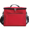 Insulated Oxford Lunch Bag with Adjustable Shoulder Strap