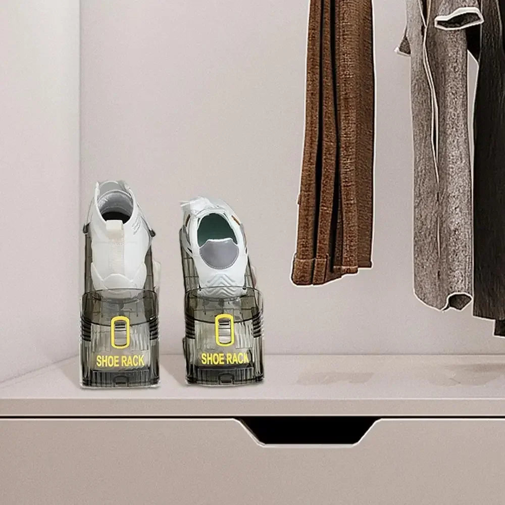 Adjustable Foldable Shoe Organizer Rack