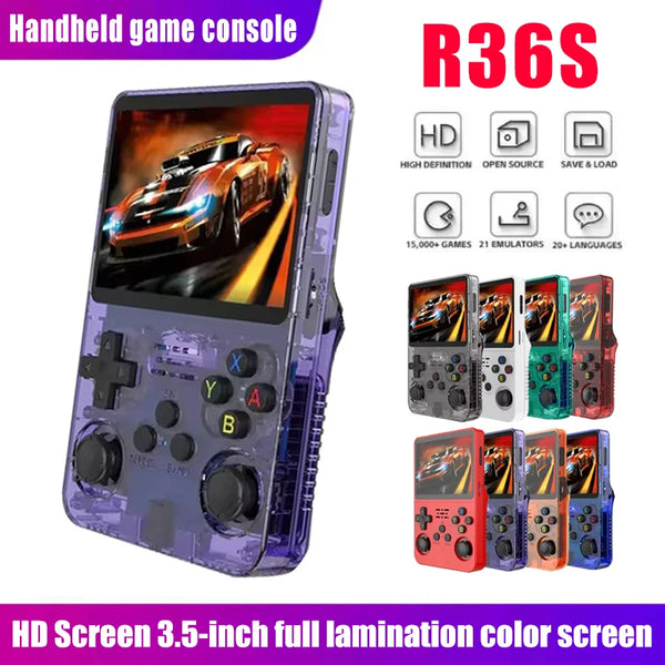 Compact Retro Handheld Console — 3.5-Inch IPS Display