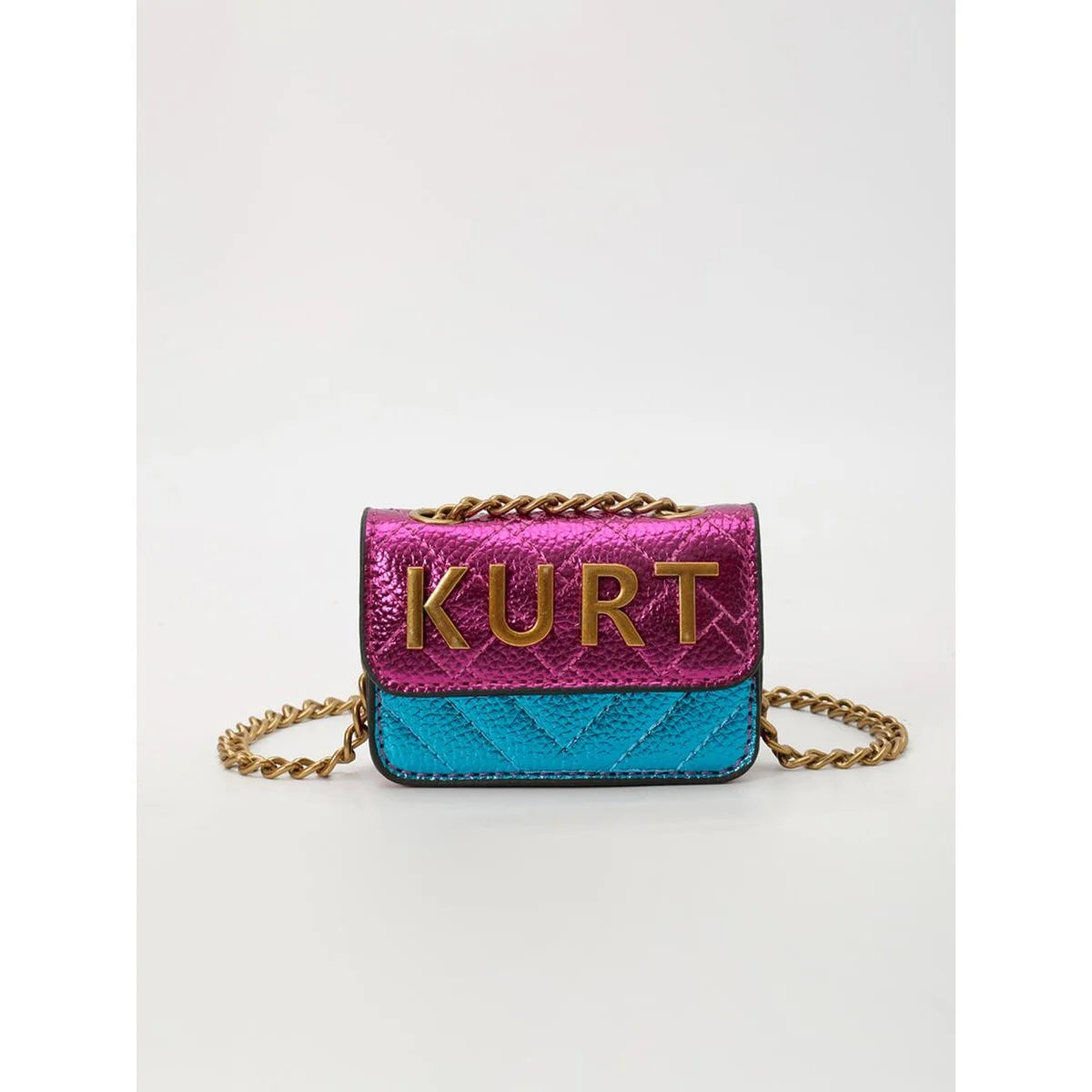 Mini Magnetic Crossbody Bag with Letter Flap and Chain Strap