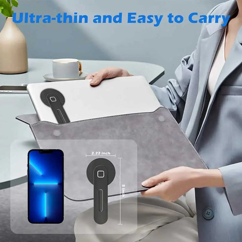 Magnetic Car Phone Mount with 360° Rotation & Foldable Design