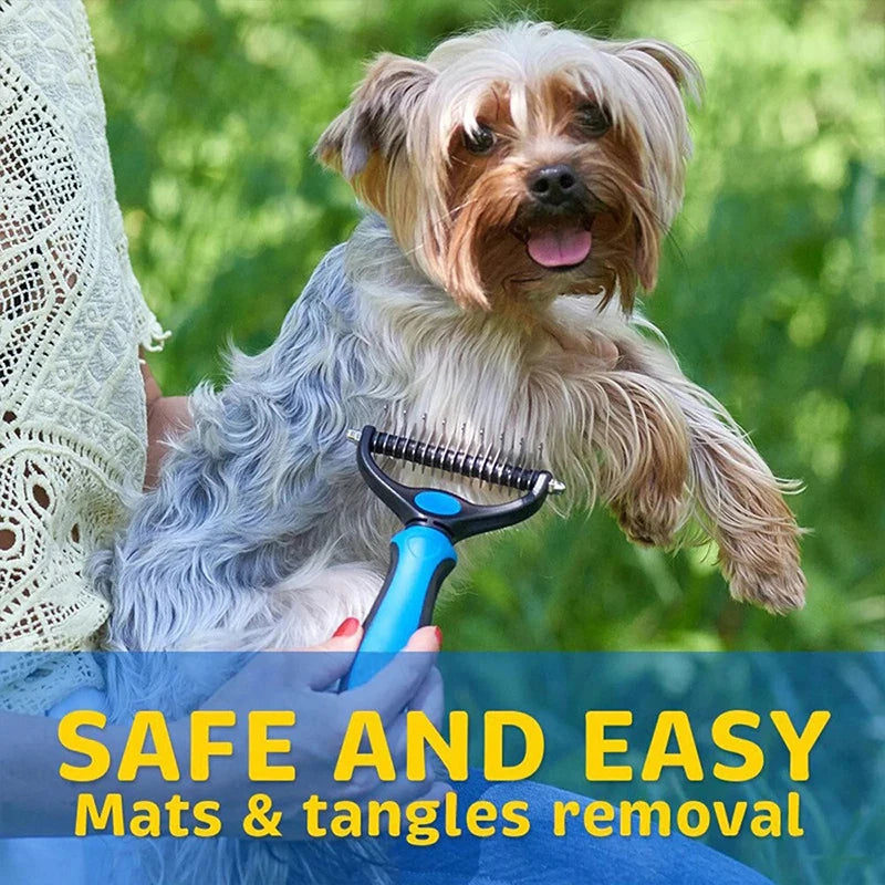 Two-Sided Pet Deshedding Brush