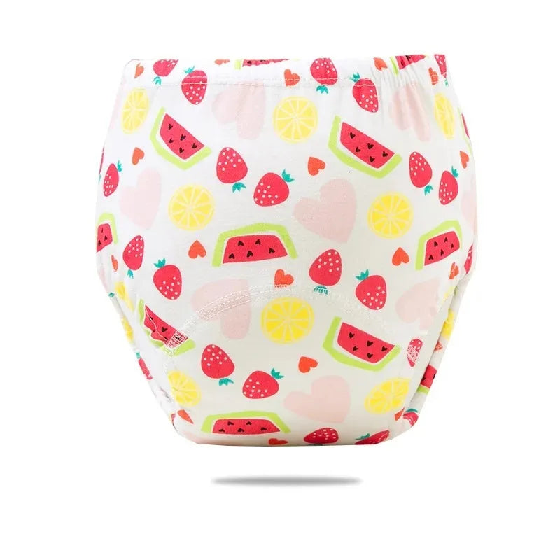 Reusable Cotton Potty Training Pants for Toddlers, Breathable & Waterproof