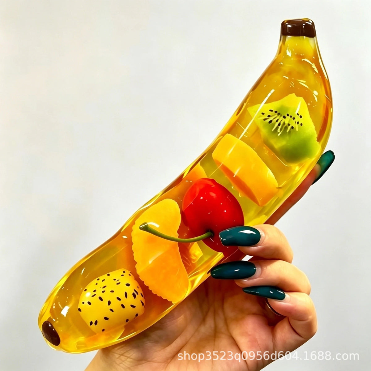 Jumbo Banana Gel Squishy Stress Relief Toy