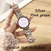 Colorful Resin & Metal Watch Band Strap