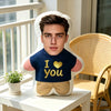 Custom Face Photo Pillow - Personalized Cuddle Cushion for Any Occasion