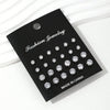 Classic Cubic Zirconia Stud Earring Set