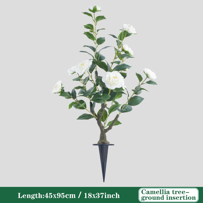 Árbol Topiario de Camelia de 85 cm con Maceta Decorativa
