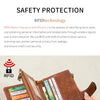 Vintage RFID-Blocking Long Wallet with Wristlet Strap