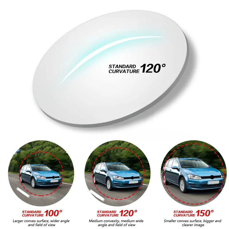 360° Rotatable Car Blind Spot Mirror – Wide Angle Auxiliary Rearview Safety Mirror