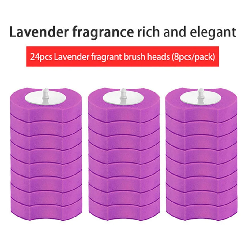 Reusable Toilet Cleaning Brush Set