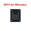 Black wall-mount battery holder for 18V power tools