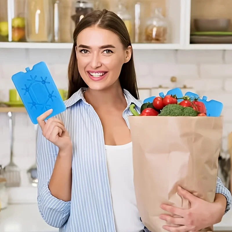 Reusable Flexible Ice Pack for Cooler Bags and Lunchboxes