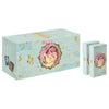 A box of My Little Pony Friendship Eternal Radiant Moon Gilded Card Pack featuring a pink, swirling design on a light blue ba