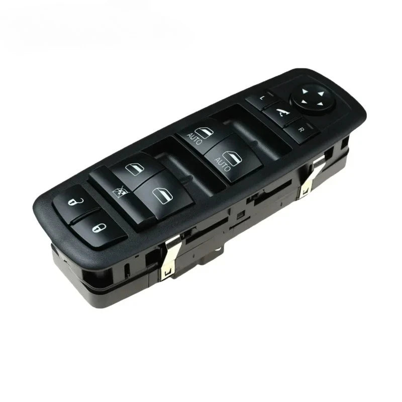Black master power window switch for Jeep Grand Cherokee, featuring multiple buttons and auto functions.