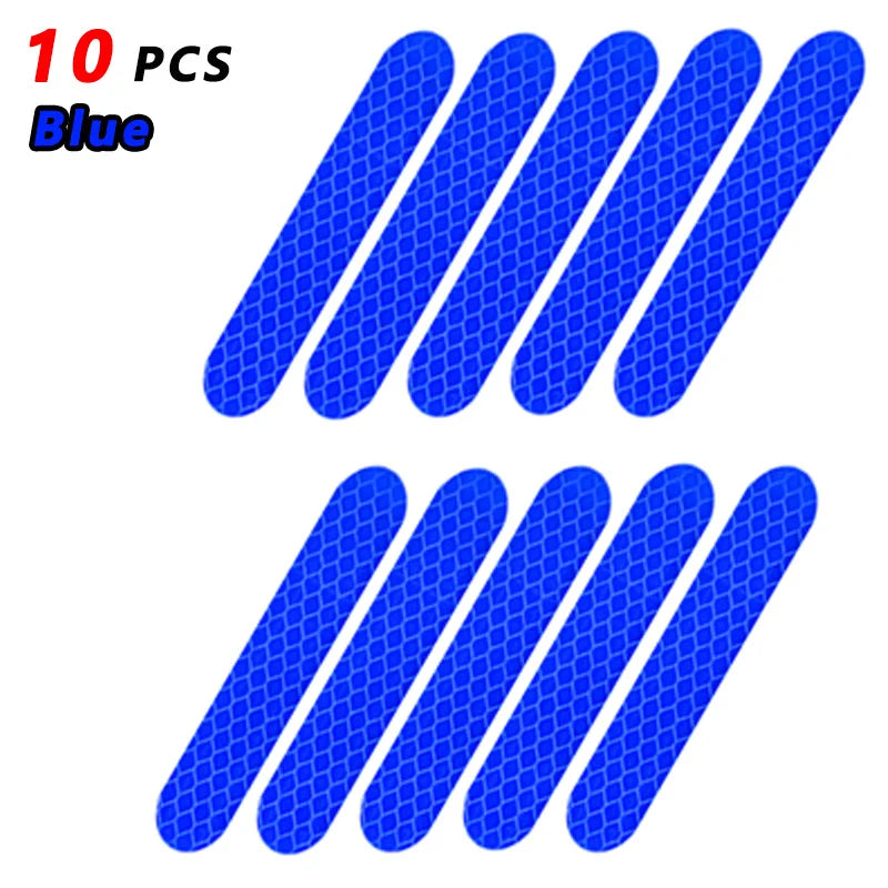 High-Visibility Reflective Safety Stickers (Multi-Color)