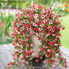 UV-Resistant Hanging Artificial Flowers – Silk-Like Outdoor Decor (Mixed Colors)