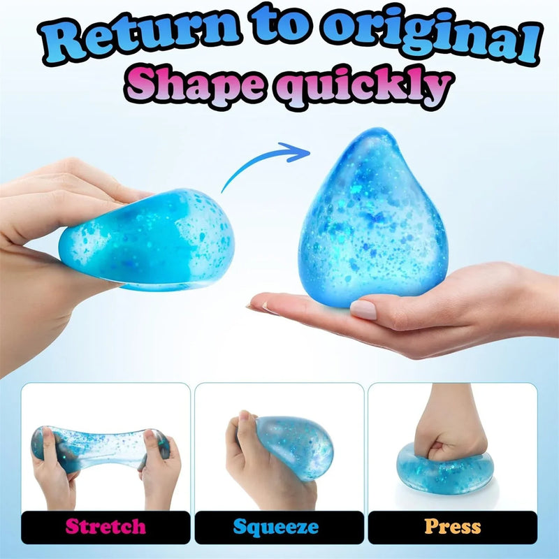 Silicone Squishy Drop Stress Ball