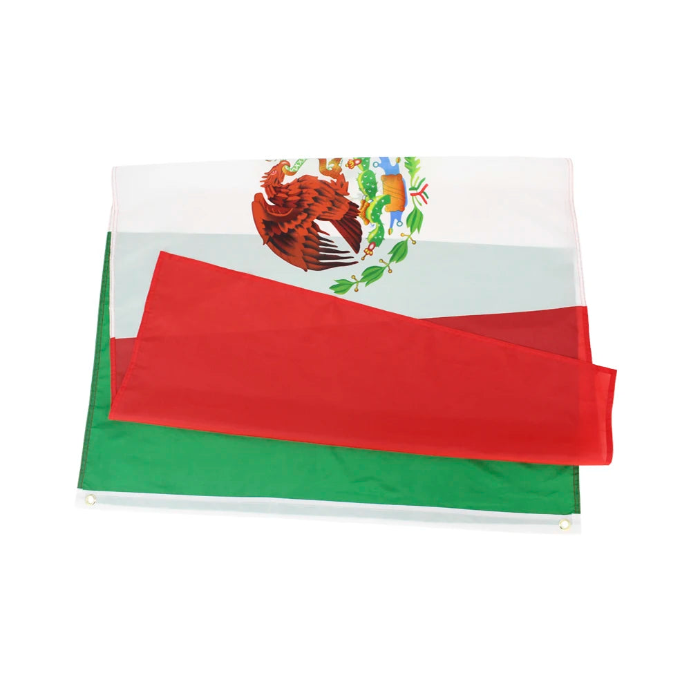 Mexico Flag 3x5 ft – Durable Outdoor & Indoor Decorative Banner