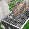 Cesta de Parrilla Plegable Grande con Mango Extraíble