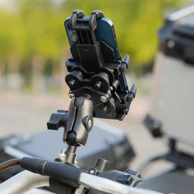 Shock-Absorbing Motorcycle Phone Mount