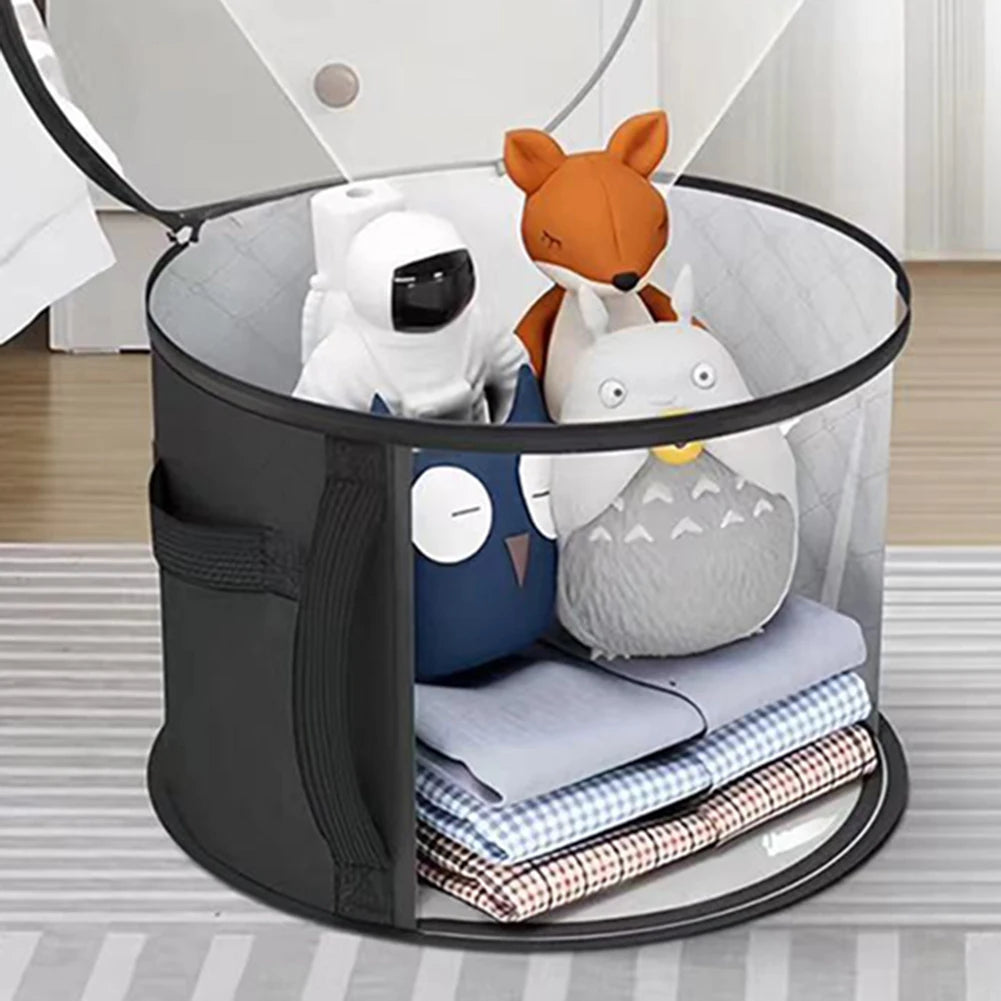 Foldable Hat Storage Bucket Organizer