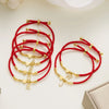 Gold Stainless Steel Initial Letter Bracelet