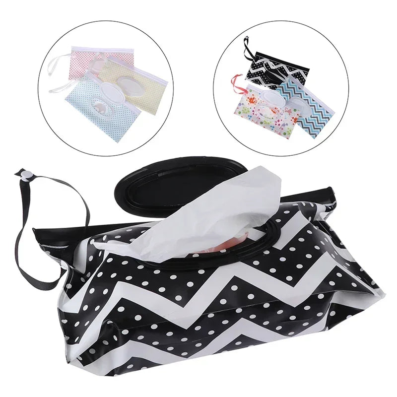 EVA Flip-Top Wet Wipes Pouch for Baby Strollers