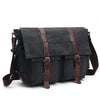 Vintage Canvas Messenger Bag for Men – Retro Crossbody Shoulder Bag