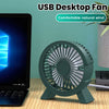 Compact USB Rechargeable Desk Fan