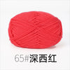 4-Ply Soft Cotton Blend Yarn for Knitting and Crochet