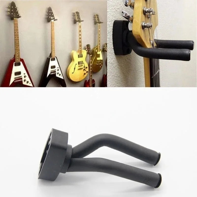 Wall-Mounted Guitar Hanger with Screws