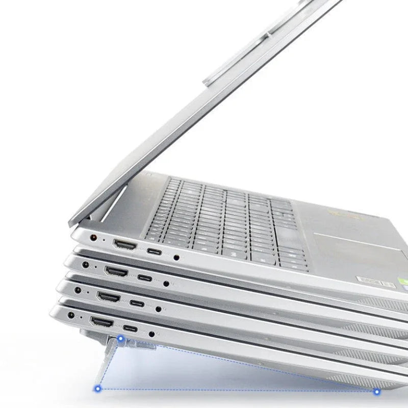 Mini Foldable Laptop Stand Set with Adjustable Angles