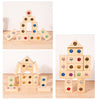 Rainbow Wooden & Acrylic Stacking Blocks Set