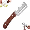 Wooden-Handle Multi-Function Peeler with Bottle Opener