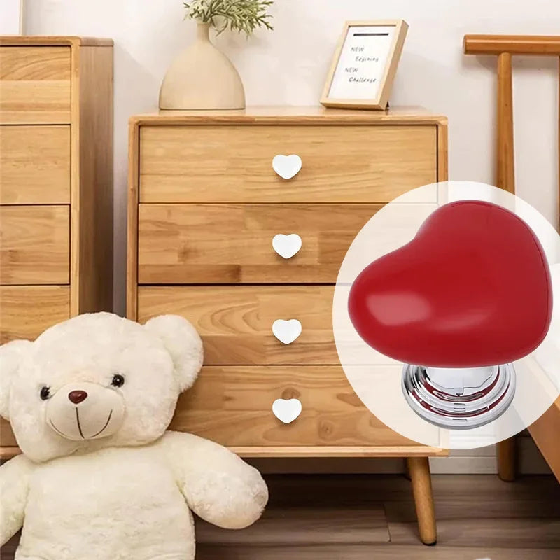 Heart-Shaped Toilet Flush Button