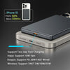 Foldable Magnetic Wireless Power Bank with Built-in Cables