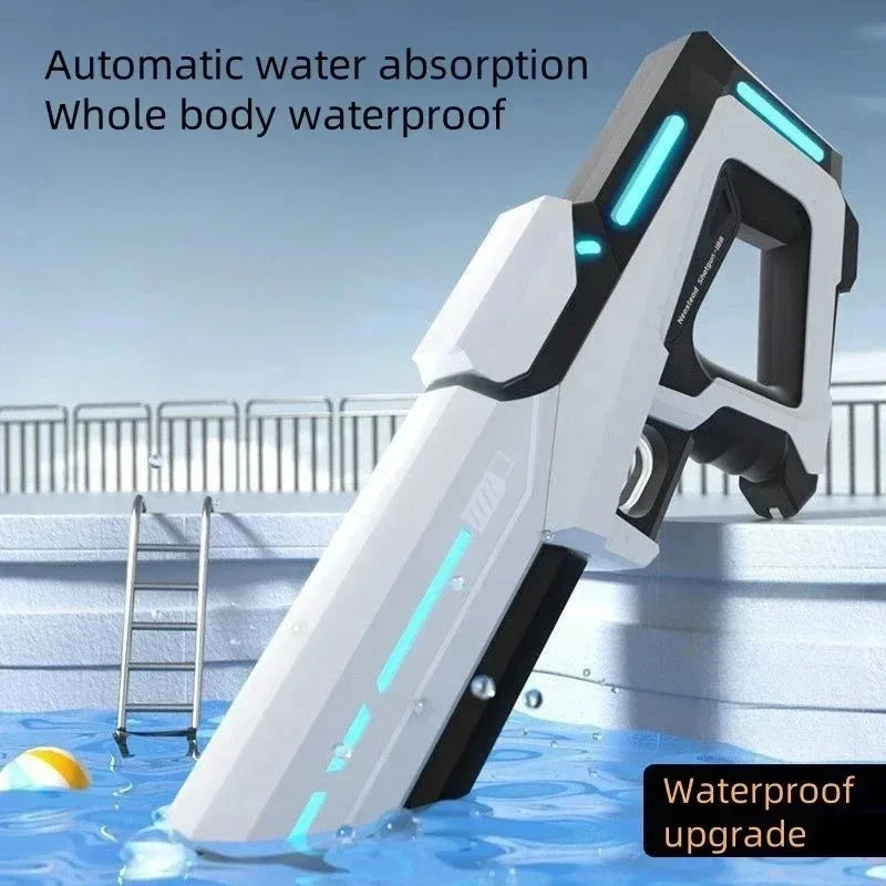 Automatic Rechargeable Water Gun with Extended Bottle Adapter
