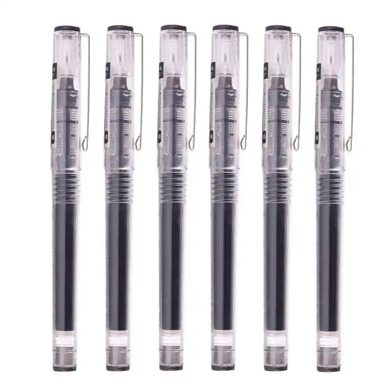 Smooth 0.5mm Gel Pens for School and Office – Set of 6