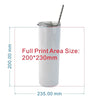 Individuelles Foto-Druck 600ml Edelstahl Becher