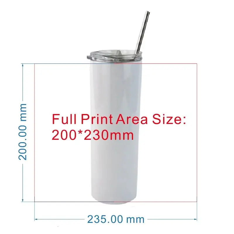 Individuelles Foto-Druck 600ml Edelstahl Becher