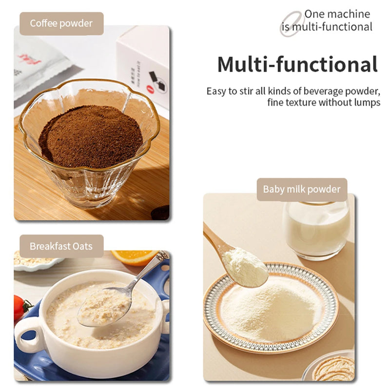 Smart Electric Self-Stirring Coffee Mug with Digital Display
